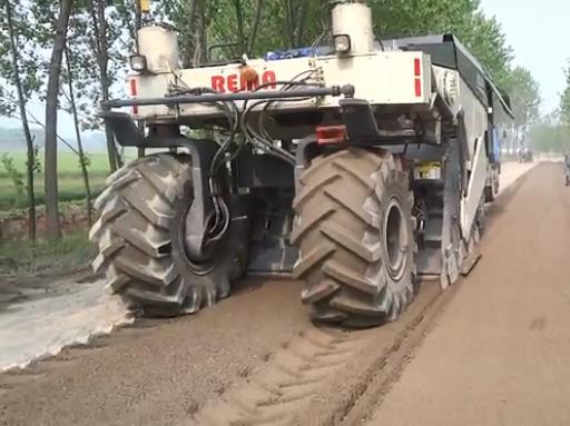 RZ2300，項城S102省道水穩冷再生